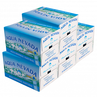 120 Botellas Tercio Litro Aqua Nevada
